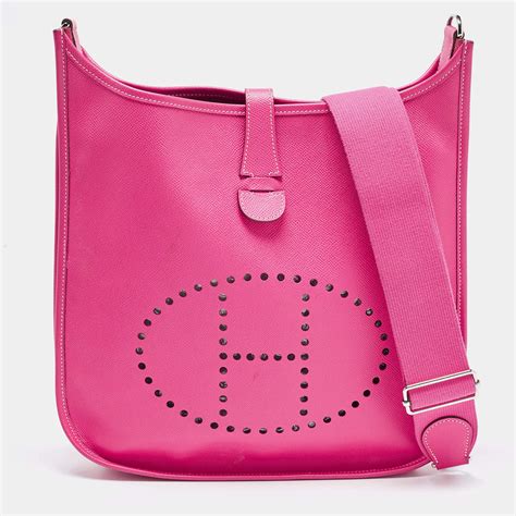 hermes evelyne rose tyrien|HERMES Epsom Evelyne III PM Rose Tyrien .